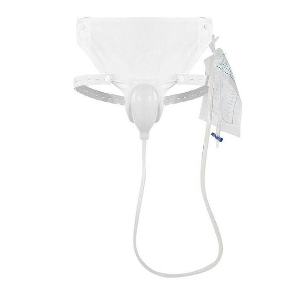 Lishi Silicone Condom Catheters - 2pcs Pack, Male and Female, Elderly Urine Collector, Wearable Urinal, Self Catheterization