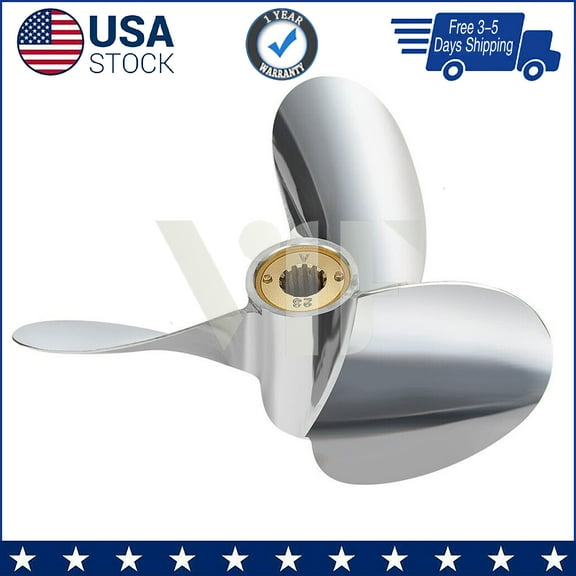 10.38 X18P CHOPPER | 48-43592A71 Outboard Boat Prop fit Mercury 25-60hp 13spline