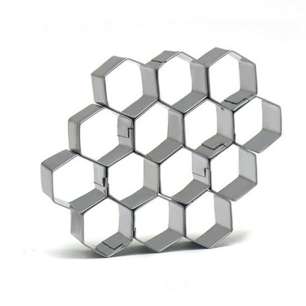 Stainless Steel Honeycomb Mini Hexagon Cutting Die Household Frying Baking Gadget