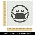 thumbnail image 2 of Face Mask Sick Health Emoticon DIY Cookie Wall Craft Stencil - 7.0 Inch, 2 of 5