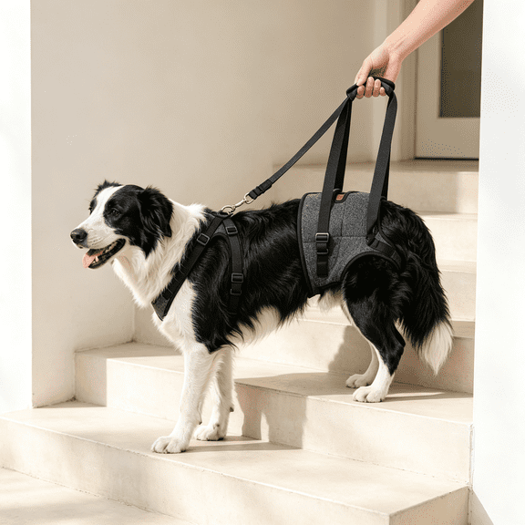 Pacszf Dog Lift Harness for Large Dogs Support Up To 100lb with Grab Handles, Quick‑Release Adjustable Mobility Support Harness for Elderly Dogs
