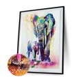 thumbnail image 2 of Elefante 5D DIY Diamond Painting Kits Full Square Drill Rhinestone Picture Wall Hugtrwg Para estrenar, 2 of 9