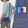 thumbnail image 5 of FJLBDE Case for iPad (A16) 11th Gen 2025/ iPad 10th Gen 10.9 Inch 2022, Rugged Shockproof Tablet Cases Cover with Kickstand Shoulder Strap, Blue, 5 of 7