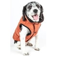 thumbnail image 2 of Touchdog JKTD9ORBXL Manteau pour Animaux Réversible Isolé - Extra Grand - Marron & Orange, 2 of 5