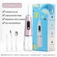 thumbnail image 3 of Diente inalámbrico Irrigador giratorio Pantalla digital 350 ml Flosser de agua Portátil Dientes de viaje Limpieza Herramienta de limpieza Suministros de lavado de rosa Inevent CE001382-02B, 3 of 7