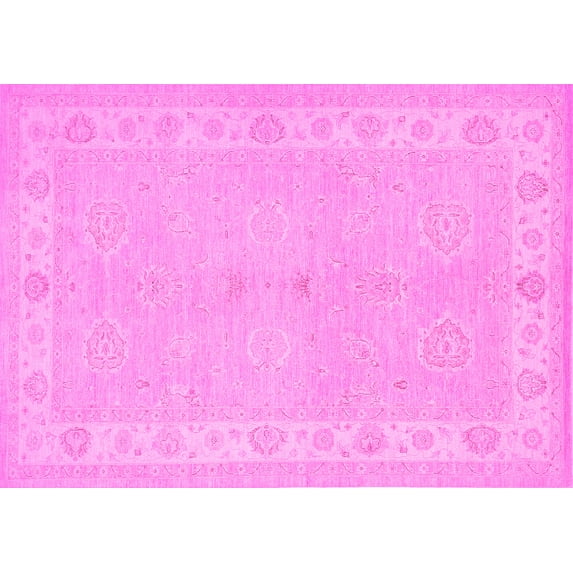 Ahgly Company Indoor Rectangle Persian Pink Traditional Area Rugs, 2' x 4'