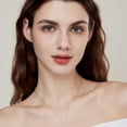 thumbnail image 2 of Women Quality Initial Letter Necklaces,Initial Baseball Number Birthstone Necklace Jewelry Gifts for Women[l032], 2 of 2