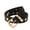 gold, variant on Women's Round Studded Thin Belt: Buckle Punk Streetwear Waistband for Y2K Style