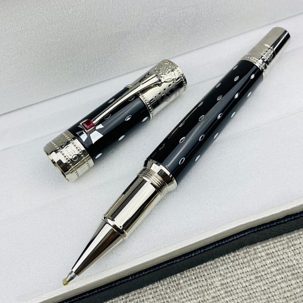 Bolígrafo de edición limitada para oficina, pluma estilográfica de lujo con número de serie y tapa de diamante