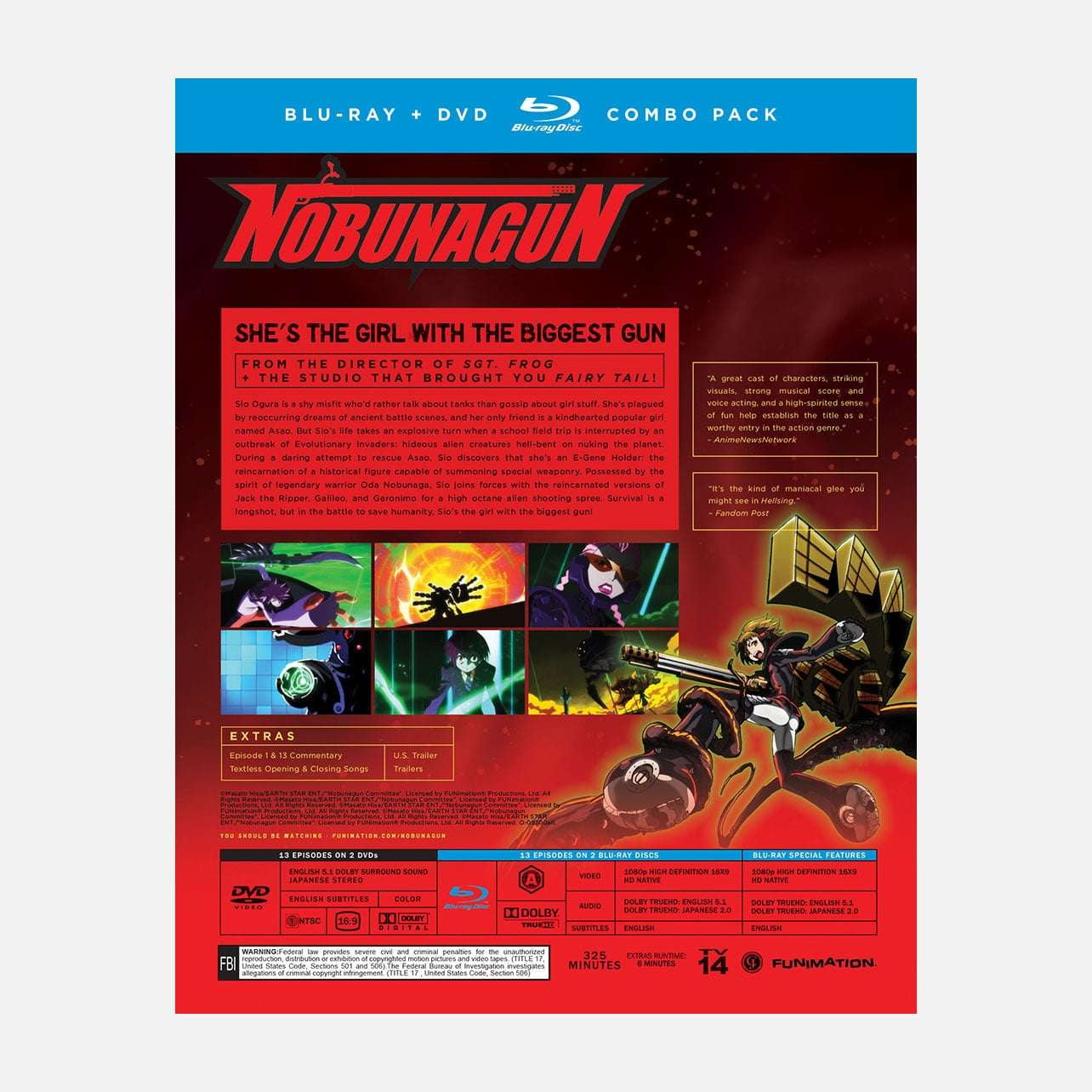 Nobunagun: The Complete Series (Blu-ray) - Walmart.com