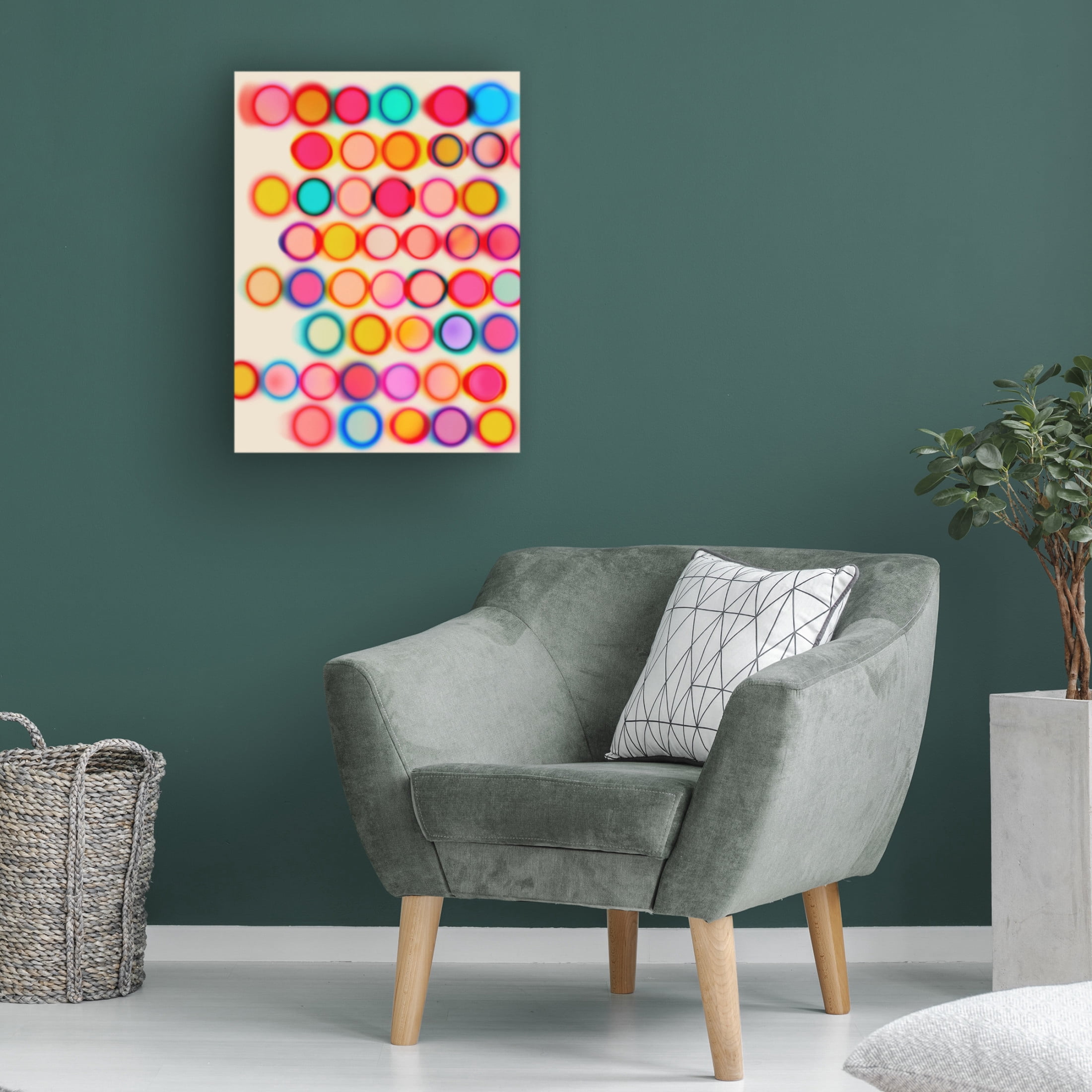 Trademark Fine Art Jazzberry Blue Glow Canvas Wall Art