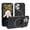 Black, variant on For 360° Rotatable Magnetic Ring Stand for iPhone 15 Pro Max Case Compatible with MagSafe,with Shockproof Silicone Slim Phone Case,Black