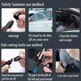 thumbnail image 4 of Beamlab Life Hammer, Beamlab - Glass Hammer, Beam Lab Lifehammer, Breaking Glass Breaker, Car Escape Tool And Seatbelt Cutter, for Land And Underwater (1Pcs-silver), 4 of 9