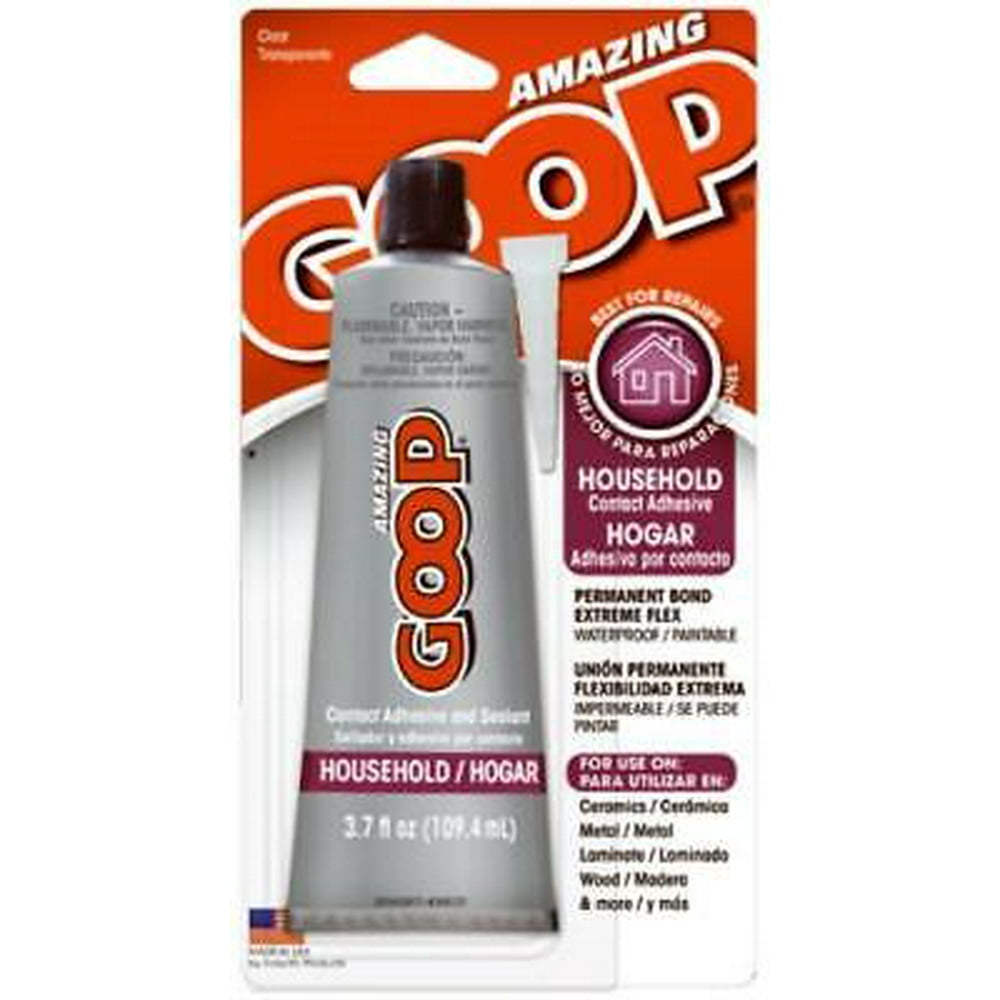 3.7 OZ Tube Household Goop Replaces Rubber Cement Contact Cements 2PK