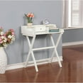 thumbnail image 4 of Riverbay Furniture Bureau Pliant Blanc, 4 of 5