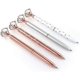 thumbnail image 2 of 4 PCS Bling Big Crystal Diamond Ballpoint Pen Metal Ballpoint Pens for Office Supplies Gift, Rose Gold/Silver/White With Rose Polka Dots/Rose Gold Wit, 2 of 5