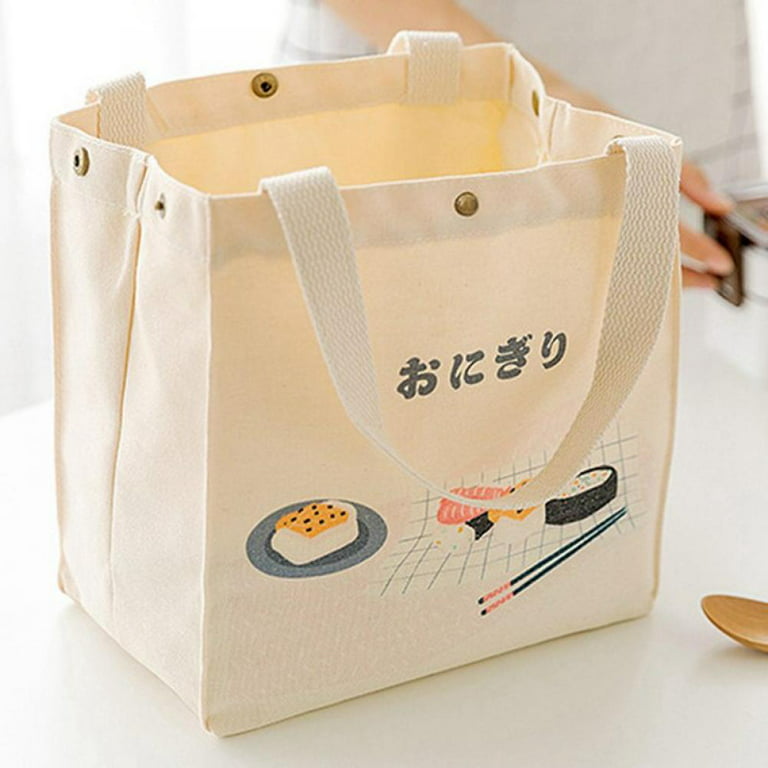 Buy Wholesale Taiwan Reusable Lunch Tote Bag, Simple Canvas Small Handbag  With Customize Design Printing & Colors & Canvas Bag at USD 1.81