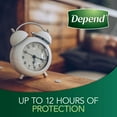thumbnail image 3 of Depend Night Defense Disposable Underwear Female Pull On with Tear Away Seams X-Large, 45591, Maximum, 24 Ct, 3 of 9