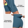 thumbnail image 3 of Vestido Desol - Pantalones cortos deportivos sin mangas integrados, color azul, 3 of 5