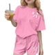 thumbnail image 1 of Vestido de Verano con Mangas Mangas Cortas Y Pantalones Cortos Set de Dos Piezas para Niños Lindo Verano Ocio Cuello Redondo, 1 of 6