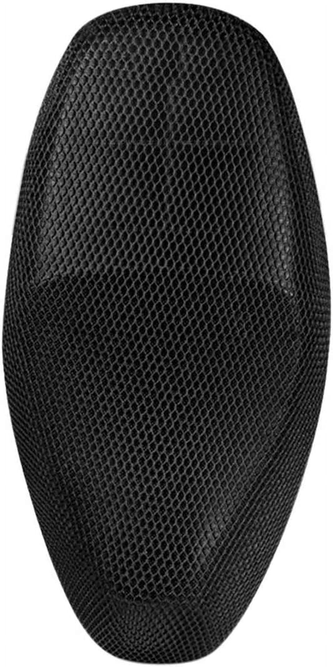 Black Motorcycle Scooter Moped Seat Cover Seat Anti-Slip Cushion 3D Spacer Mesh Fabric
