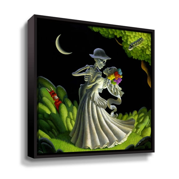 Artwall Eternal Love, Gallery Wrapped Floater-framed Canvas by Chris Miles