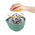 thumbnail image 5 of Stainless Steel Manual Juicer & Egg Separator - Multifunction Kitchen Tool for Fruit Pressing and Egg White Separation, 5 of 5