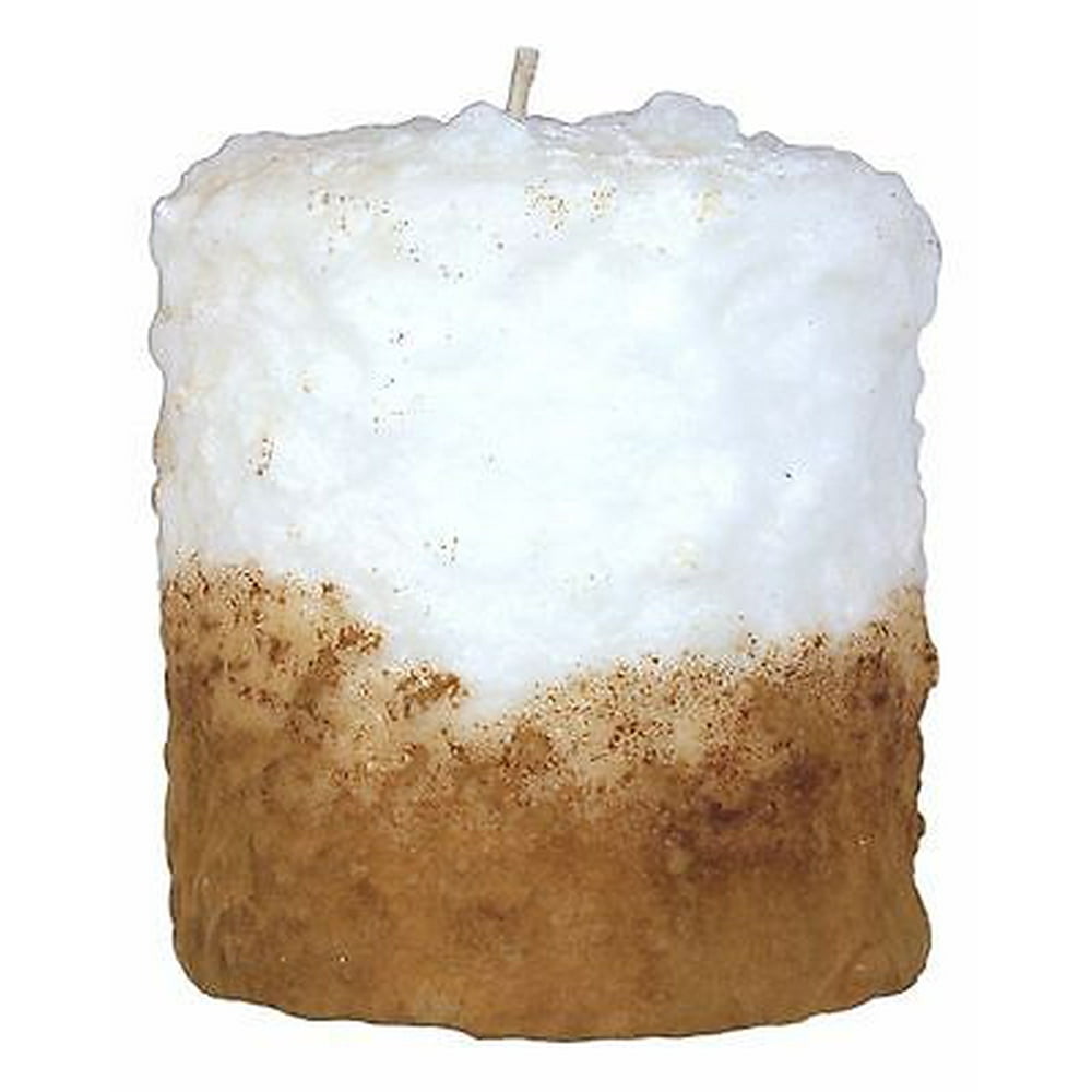 Warm Glow Candle Co. HEARTH Large HandDipped 5" Tall Pillar CINNAMON