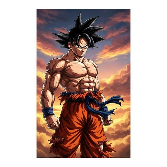 5D DIY Dragon Ball Diamond Painting Kit, Round Acrylic Diamond Artwork for Home Decoration, or Gift.