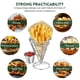 thumbnail image 3 of 2 Pcs French Fries D Et C Dip H Snack Appetizer Serving Rack Display Baskets For Kit Restnt, 3 of 5