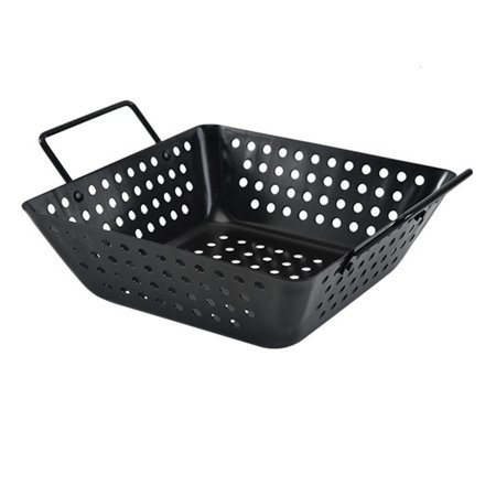 SDFGTstore Heavy Duty Vegetable Grill Basket Barbecue Accessories Easy to Use Durable Kitchen Tools Gift Environmentally Friendly