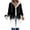 Black, variant on FDGIU Women's 2025 Long Hoodies - Full Zip Tunic Sweatshirt with Pockets, Trendy Fall Casual Outerwear, Open Front Cardigan Style