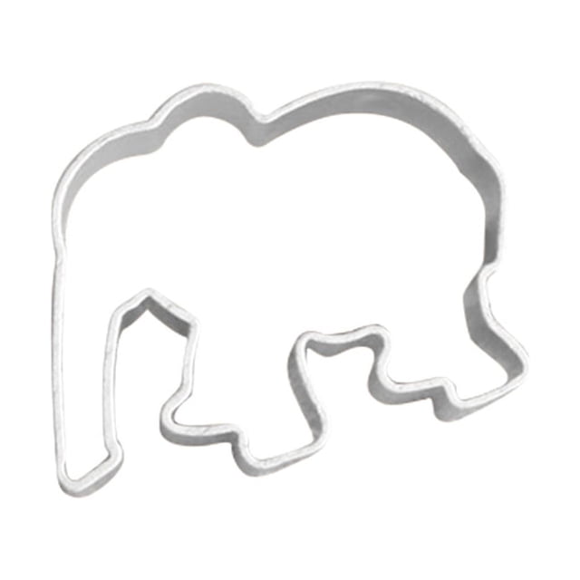 Langgg Cartoon Shaped 3D Aluminium Alloy Biscuits Mould Round Irregular DIY Baking Mould