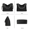 thumbnail image 4 of SENDEFN Tote Bag for Women with Zipper Leather Purse and Handbags Ladies Top-handle Shoulder Bags, 4 of 6