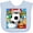Blue, variant on Inktastic Soccer Superhero Boys or Girls Baby Bib