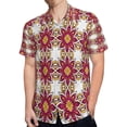 thumbnail image 4 of High Quality Hawaiian Shirts for Men Short Sleeve Aloha Beach Shirt Floral Summer Casual Button Down Shirts Blouses OXN9CY, 4 of 7