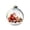 T, variant on Qwtwty Christmas Ornaments Christmas Tree Hanging Decoration Mini Clear Holiday Themed Hanging Ball Pendants for Xmas Tree Home Holiday Party Supplies