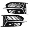 thumbnail image 1 of Cubiertas de luz antiniebla para parachoques delantero inferior No.4K0807151A para Audi A6 2019-2023 tono negro plateado ABS 1 par frontal izquierdo frontal derecho, 1 of 1