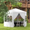 thumbnail image 2 of Outsunny 13 ft Outdoor Gazebo Canopy Party Tent with 6 Removable Side Walls, 2 of 10