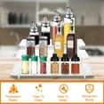 thumbnail image 4 of AMERTEER Tiered Spice Rack Reusable Clear Tiered Organizer 3 Tiers Spice Rack Holder Space Saving Tiered Storage Shelf, 4 of 8