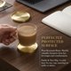thumbnail image 3 of GAXIRE 2Ud Home Teacup Saucer Dorado Con Protección Para Y Uso En Cafetería, 3 of 6