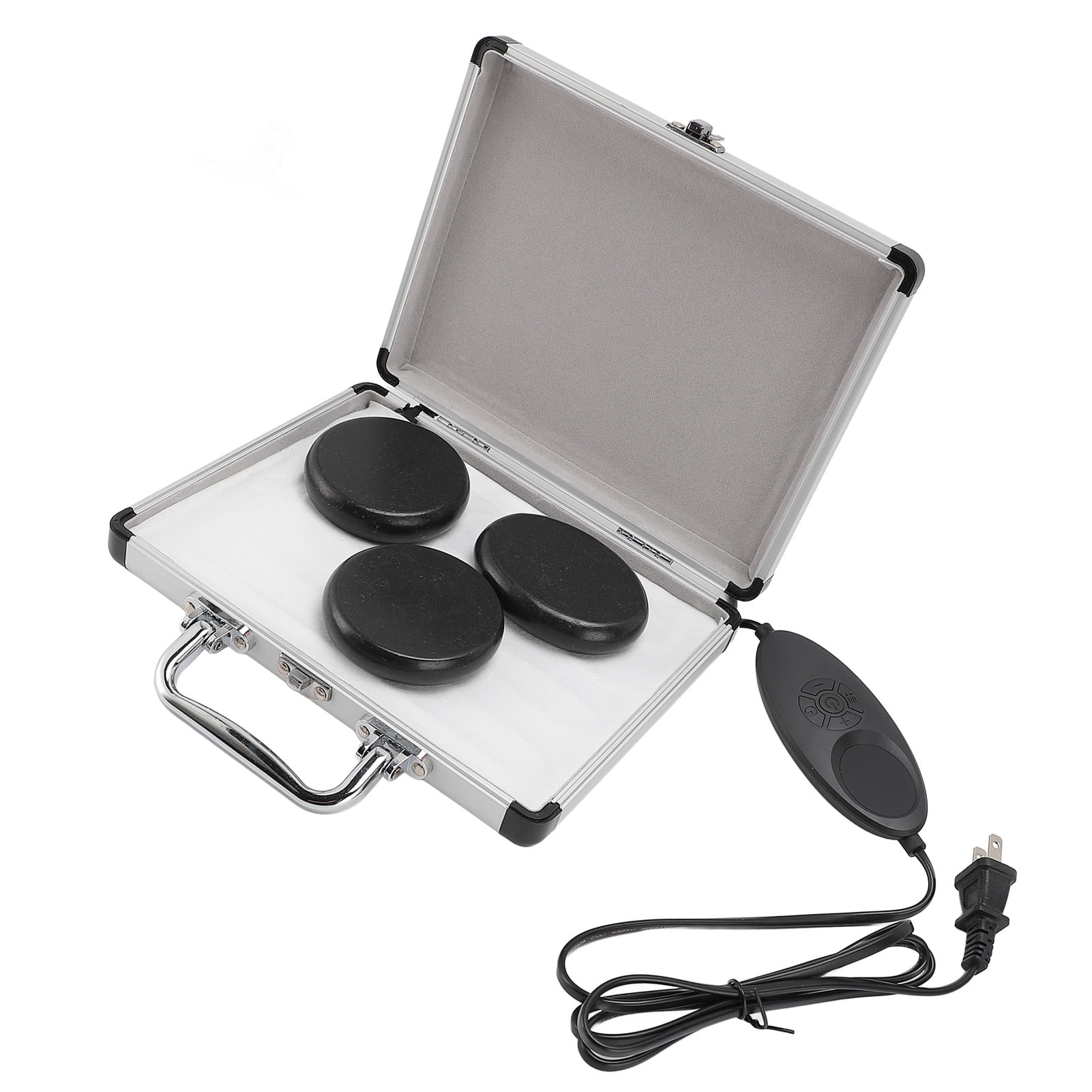 Kit de Pierres Chaudes avec Chauffage, Kit de Pierres Chaudes Ajustables 86-167 Fahrenheit pour Maisons