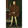 thumbnail image 2 of Guillim Scrots and Workshop 10x14 Gold Ornate Wood Frame and Double Matted Museum Art Print Titled - Portrait of King Edward Vi, 2 of 4