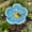 Blue, variant on Ceramic Garden Bee Feeder with Ground Stake – Outdoor Bee Bath & Water Dish, Artificial Flower Decor for Bee Friendly Yard, Pollinator Garden Gift, Handmade Bugs Waterer