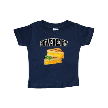 

Inktastic Powered By Grilled Cheese Gift Baby Boy or Baby Girl T-Shirt