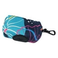 thumbnail image 3 of Soporte para Bolsa para caca de perro, tela Oxford, clip de Metal portátil, antidesgaste, duradero, dispensador de bolsas para excrementos de perro para la familia al aire libre, azul oscuro, 3 of 5
