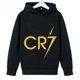 thumbnail image 3 of Sudadera con capucha informal para niños y niñas, ropa de marca, sudadera deportiva de primavera y otoño, jersey con estampado de Ronaldo, 3 of 5