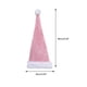 thumbnail image 3 of Christmas Party Hat Plush Santa Hat Long Christmas Hat Christmas Party Decoration Funny Hat Santa Claus Costume Pink, 3 of 5