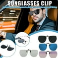 thumbnail image 5 of SSKFHGI Unisex Clip on Sunglasses Polarized Flip up Eye Glasses Spectacles AntiGlare, 5 of 8