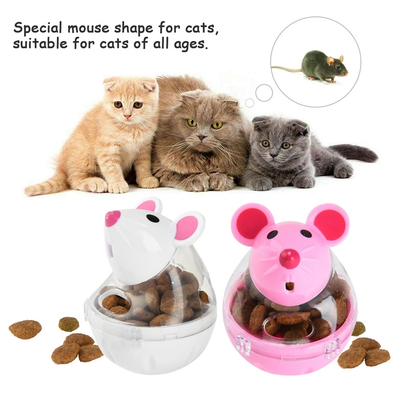 1pc Pink Abs Material Anti-choking Training & Puzzle Pet Treat Dispensing  Toy For Cats & Dogs, Indoor & Home Use